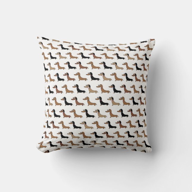 Cute Dachshund design cushion (Front)
