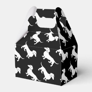 Cute Dachshund Doxie Pattern Favor Box
