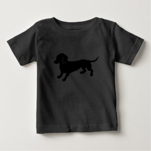 Cute Dachshund Drawing Baby T-Shirt