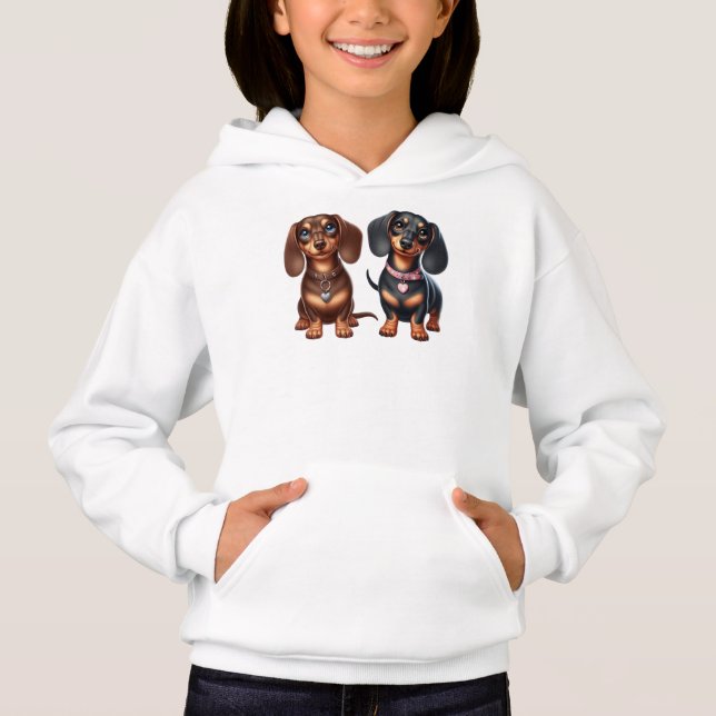 Cute dachshund friends (Front)