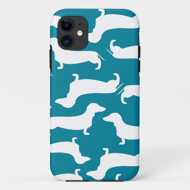 Cute Dachshund Pattern Perfect Gift for Doxie Love Case-Mate iPhone Case (Back)