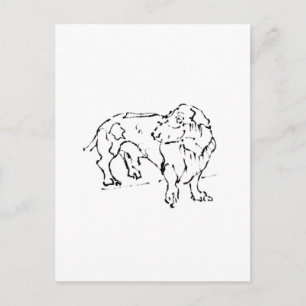 Cute Dachshund – Personalised Dog Postcard