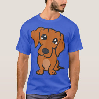 Cute Dachshund Puppy Dog Dachshund  T-Shirt