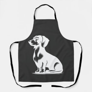Cute Dachshund Stylish Little Hunting Dog Apron