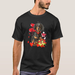 Cute Dachshund Valentines Day Dog Valentine T-Shirt