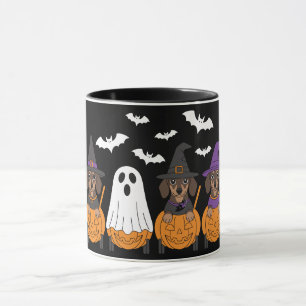 Cute Dachshunds Halloween Party Mug