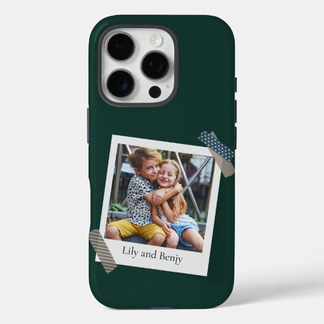 Cute Dad Photo Christmas Holiday Gift Case-Mate iPhone Case (Back)