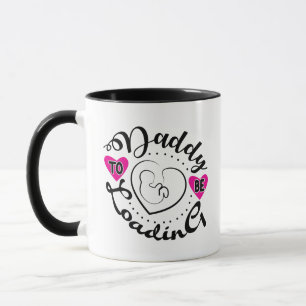 Cute Daddy-to-be word art Mug
