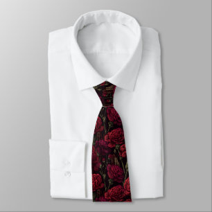 Cute Dads Fathers Day Gifts Carnation Floral Tie