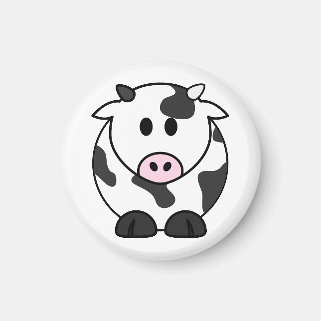Cute Dairy Cow Magnet (Front)