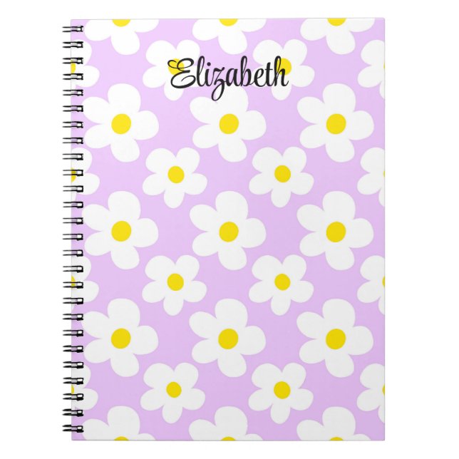 Cute daisies journalling notebook (Front)