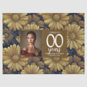 Cute Daisy 18Th Birthday Gifts For Daughter Tissue Paper