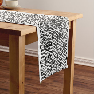 Cute Daisy floral Short Table Runner