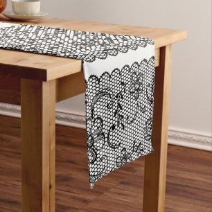 Cute Daisy floral Short Table Runner
