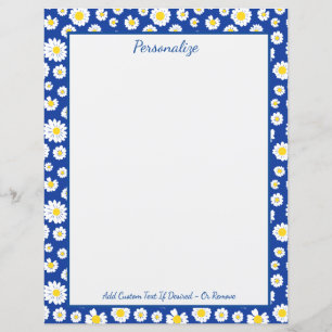 Cute Daisy Flower Floral Pattern Personalize
