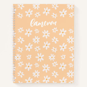 Cute Daisy Flower Pattern Notebook
