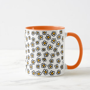 Cute Daisy Pattern Mug
