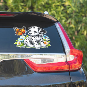 Cute Dalmatian/Butterfly friends