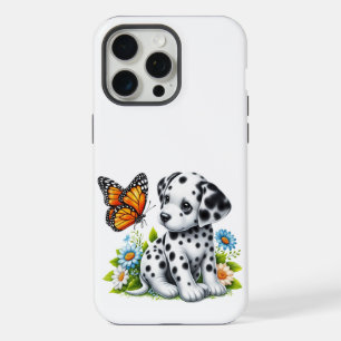 Cute Dalmatian/Butterfly friends iPhone 15 Pro Max Case