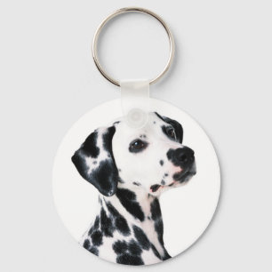 Cute Dalmatian Dog Keychain