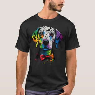 Cute Dalmatian Dog on Dalmatian  2 T-Shirt
