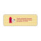Cute dalmation dog and hydrant address labels