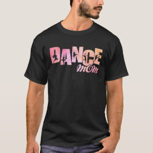 Cute Dance Mom Tie Dye Dancer Mom Mother's Day Ret T-Shirt