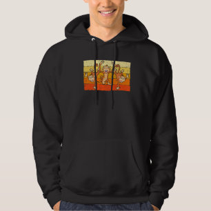 Cute Dance Monkey Adult  Wild Animal Hoodie
