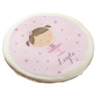 Cute Dancer Ballerina Girl Photo Sucre Cookies