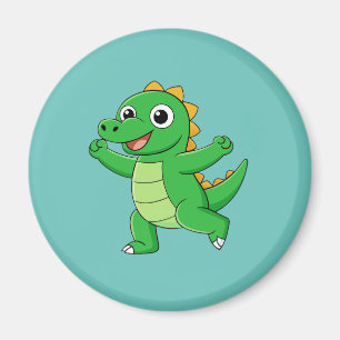 Cute Dancing Alligator   Magnet