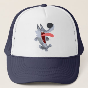 Cute Dancing Cartoon Wolf Hat