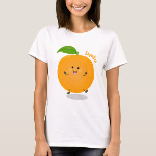 Cute dancing orange citrus fruit T-Shirt