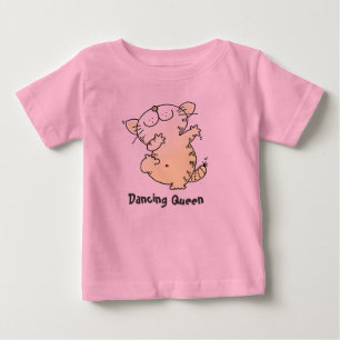 Cute Dancing TShirt Cute Kitten Love Dancing Tee