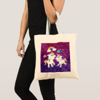 Cute Dancing Unicorns Magical Rainbow & Stars