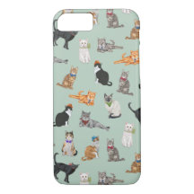 Cute Dapper Cats Pattern