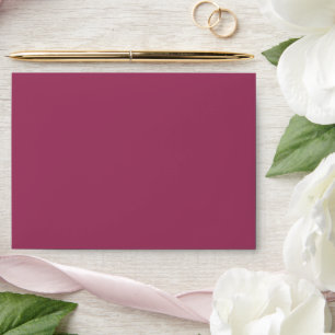 Cute Dark Mauve Pink Envelope