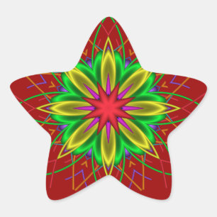 Cute decorative customisable Star sticker