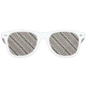 Cute decorative ukrainian patterns design retro sunglasses