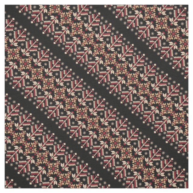 Cute decorative ukrainian stripes patterns fabric (Swatch)