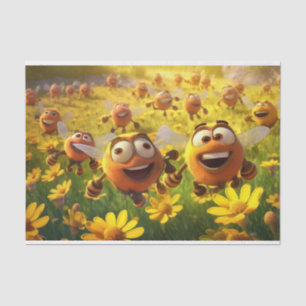 Cute Decoupage kids bee lovers Tissue Paper