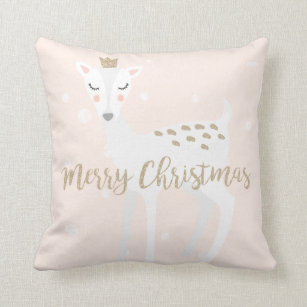 pink christmas cushions