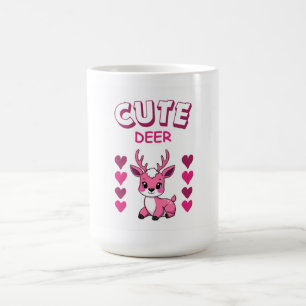 cute deer mug design 