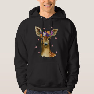 Cute Deer Shirt for Women Girl Fawn Deer Costume D