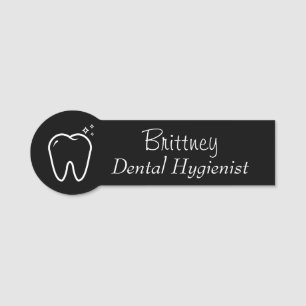 Cute Dental Hygienist RDH Name Tag