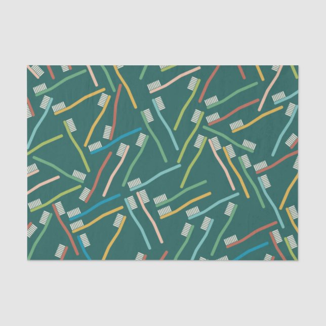 Cute Dentist Tissue Paper (Front)