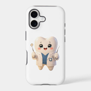 Cute Dentist Tooth Character Phone Case