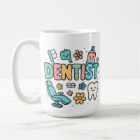 Cute Dentist Word Art Design