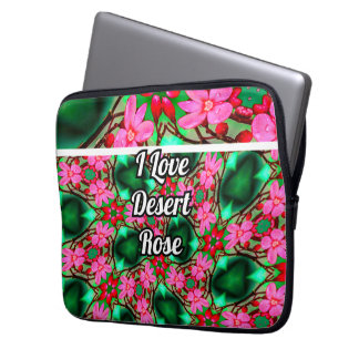 Cute Desert Rose Pattern Laptop Sleeve