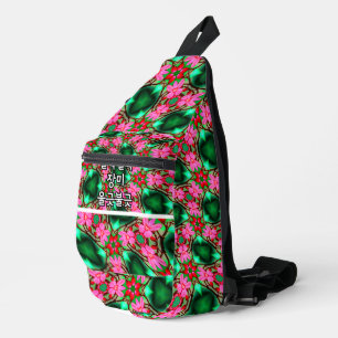 Cute Desert Rose Pattern Sling Bag