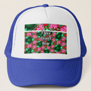 Cute Desert Rose Pattern Trucker Hat